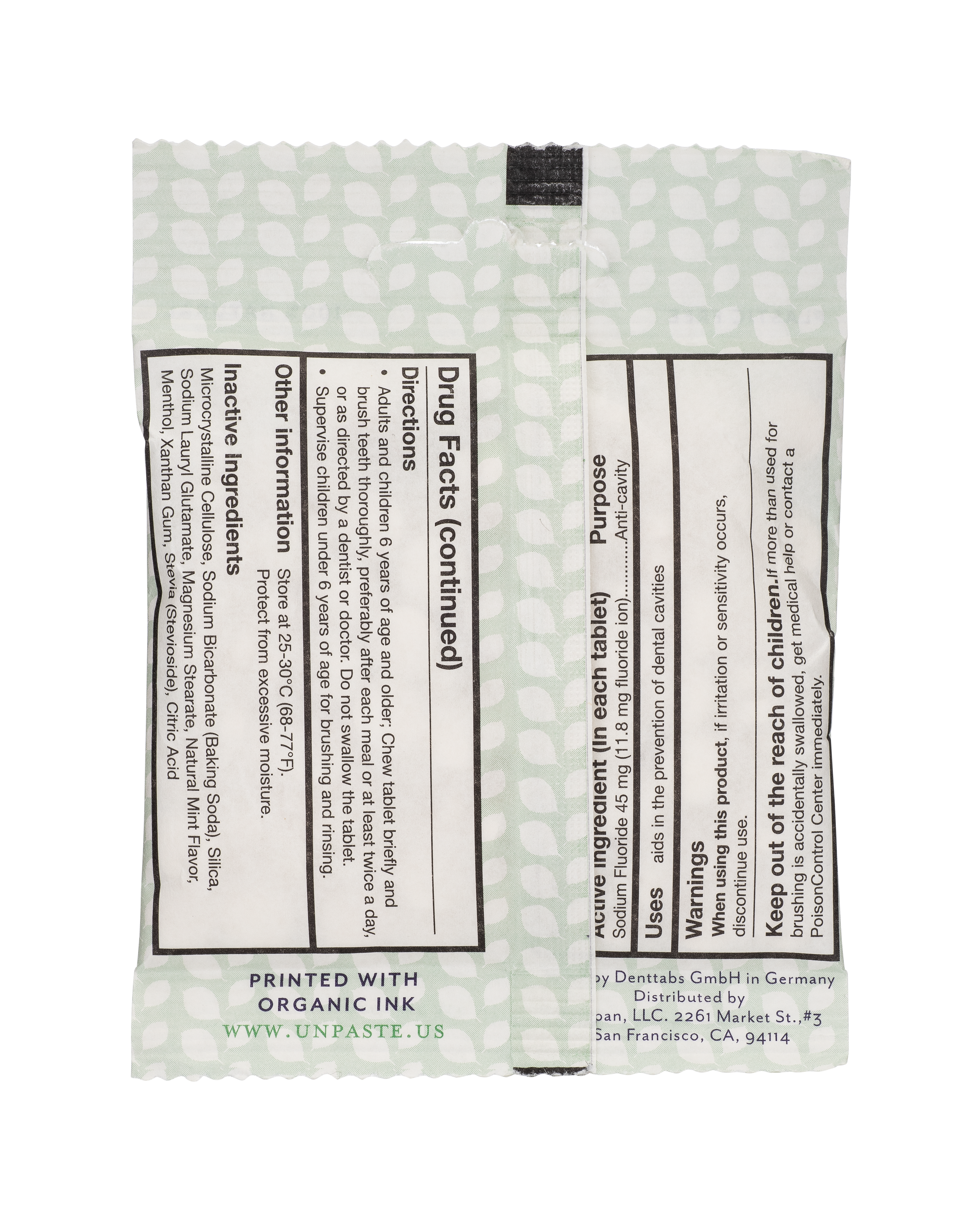 Unpaste Tooth Tabs
