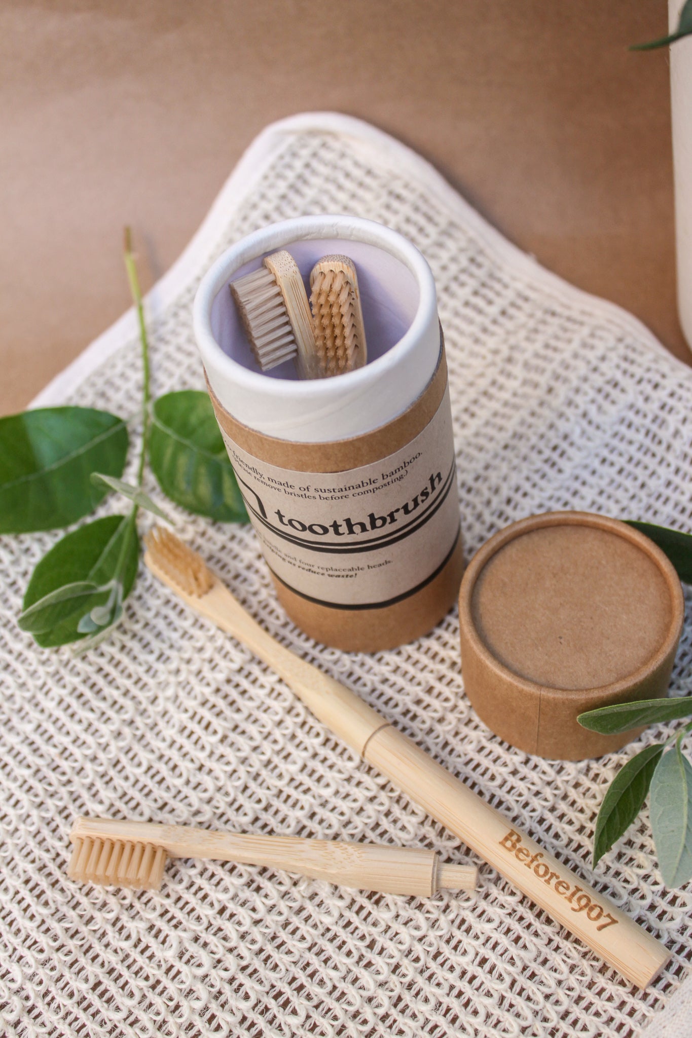 Adult Bamboo Toothbrush- Detachable Head