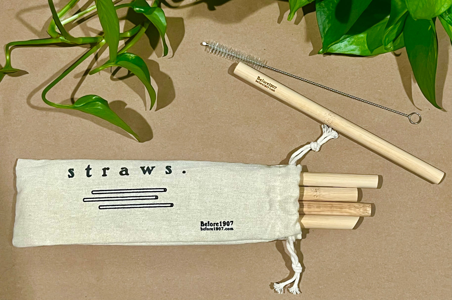 Bamboo Boba Straws